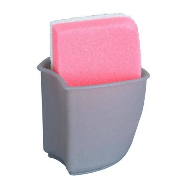 Дозатор рідину для посуду з ганчіркою/губкою ORION 530758-BE, 370 мл, бежева з контейнером для ганчопи