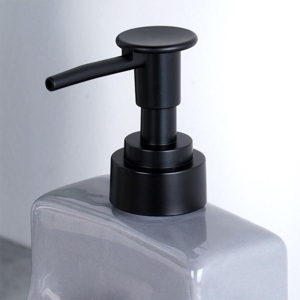 Дозатор для мийного засобу VILDE з контейнером та губкою, 400 ml, сірий, 568008