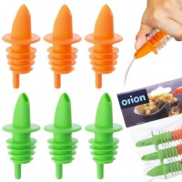 Dozownik kuchenny ORION 120457 – nalewak elastyczny do butelek, zestaw 6 szt.