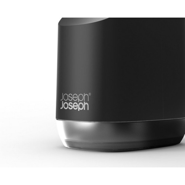 Дозатор для рідкого мила, JJ, Slim czarna, настільний/для кухні та ванни, чорний