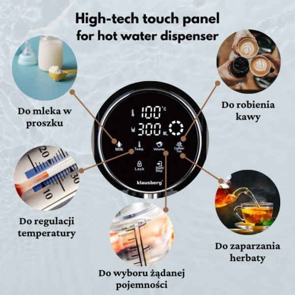 Dozownik gorącej wody Klausberg KB-7880 (2,7 l)