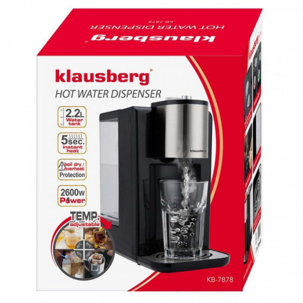 Dozownik gorącej wody Klausberg KB-7878 (2,2 l)