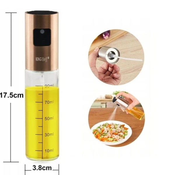 Dozownik kuchenny Kinghoff KH-1722 do oleju, octu i przypraw 100 ml spryskiwacz