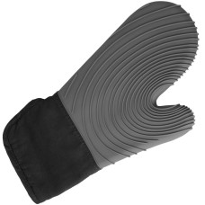 Рукавиця кухонна, BRUNBESTE, BB-3108 — силіконова для гарячого посуду, сірa