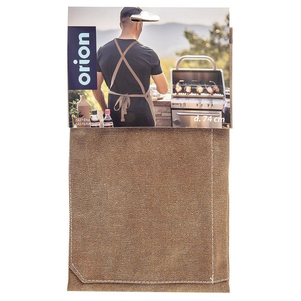 Fartuch kuchenny Orion 960870 — wiązany, brązowy