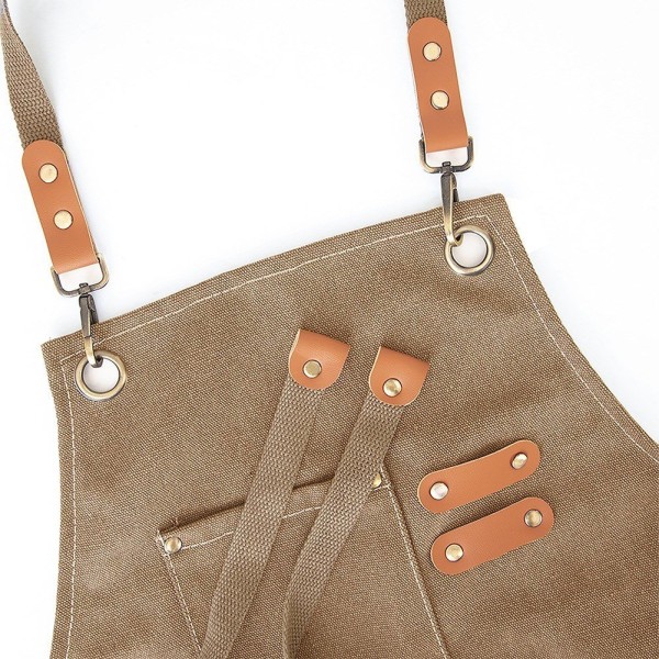 Fartuch kuchenny Orion 960870 — wiązany, brązowy