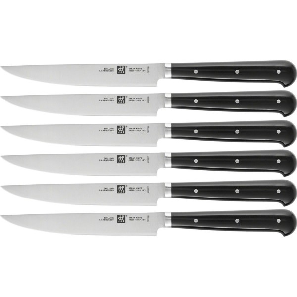 Zestaw noży do steków Zwilling 6 sztuk 12 cm eleganckie ostrza