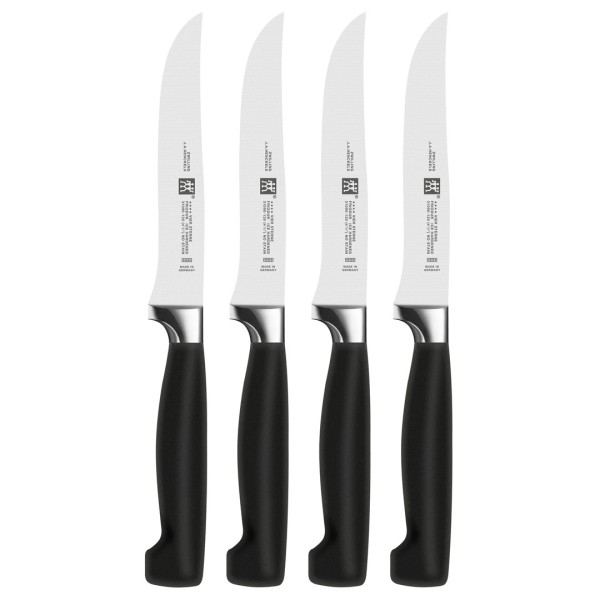 Noże do steków Zwilling Four Star zestaw 4 sztuk do krojenia steków