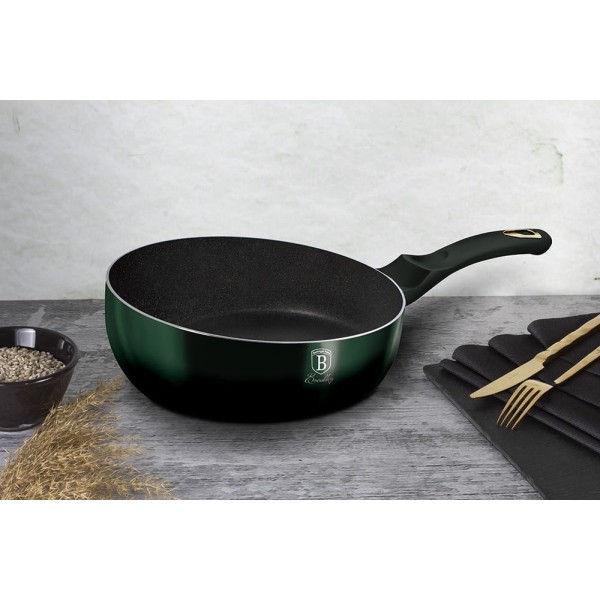Patelnia głęboka Berlinger Haus Emerald BH-6052 26 cm do smażenia i duszenia