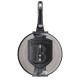 Patelnia z powłoką granitową Berlinger Haus Carbon Pro BH-6912, 24cm, z odpinaną rączką do wygodnego gotowania