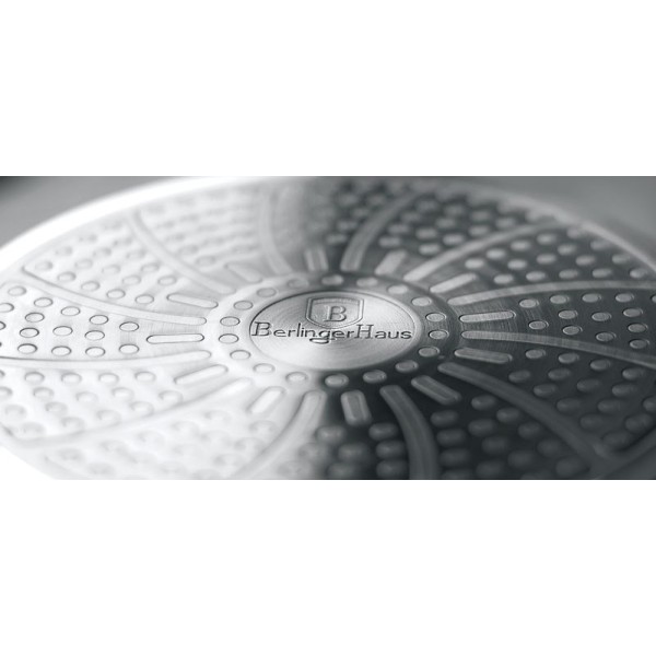 Patelnia tradycyjna Berlinger Haus Gray Stone Touch Wok 28 cm BH-1159
