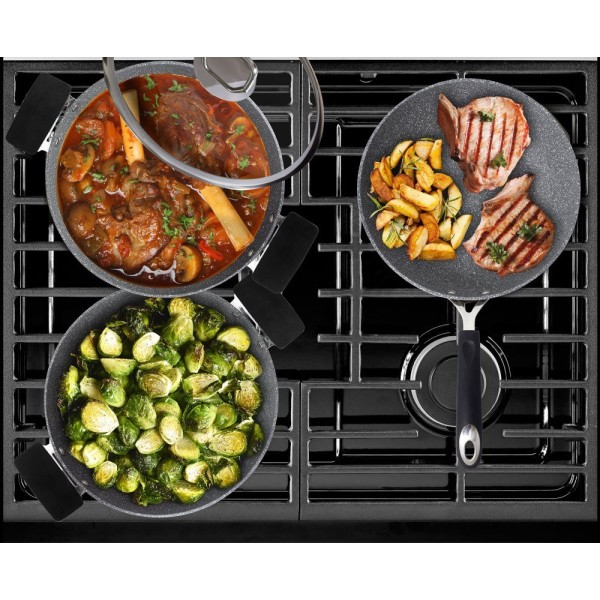 Patelnia tradycyjna Berlinger Haus Gray Stone Touch Wok 28 cm BH-1159