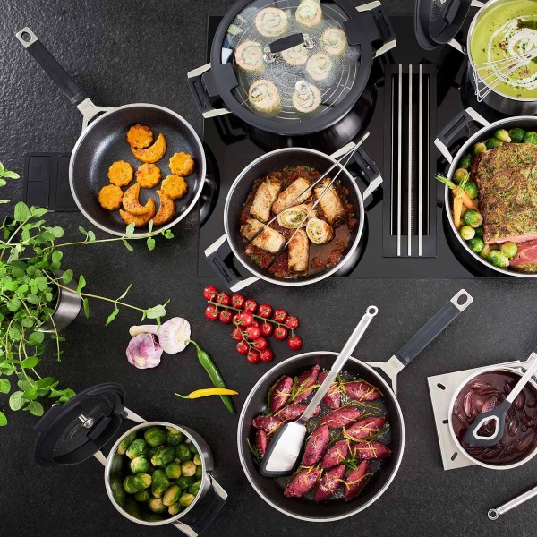 Пательня RÖSLE Silence Pro 24 см, антипригарна — для смаження на плиті