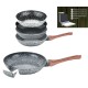 Patelnia Kinghoff Granit Wood KH-1028 24cm do smażenia na kuchence domowej