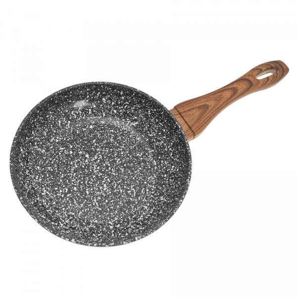 Patelnia Kinghoff Granit Wood KH-1028 24cm do smażenia na kuchence domowej