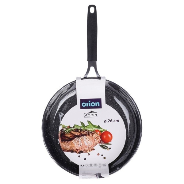 Patelnia tradycyjna, STONER Orion 112928 – granitowa 26 cm, nieprzywierająca, do indukcji