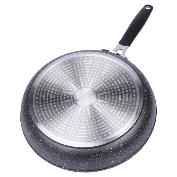 Patelnia tradycyjna, STONER Orion 112928 – granitowa 26 cm, nieprzywierająca, do indukcji