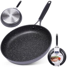 Patelnia tradycyjna, STONER Orion 112928 – granitowa 26 cm, nieprzywierająca, do indukcji