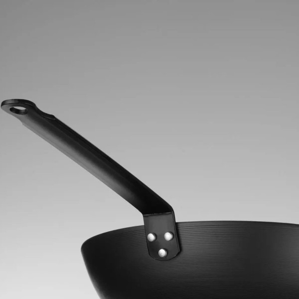 Patelnia tradycyjna ze stali węglowej 28,2 cm do wszystkich typów kuchenek