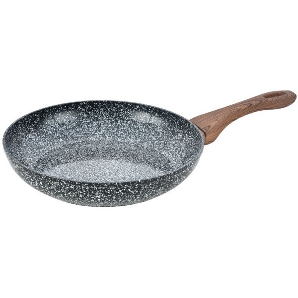 Zestaw patelni tradycyjnych Kinghoff Granit Wood 20/24/28 cm na kuchnię