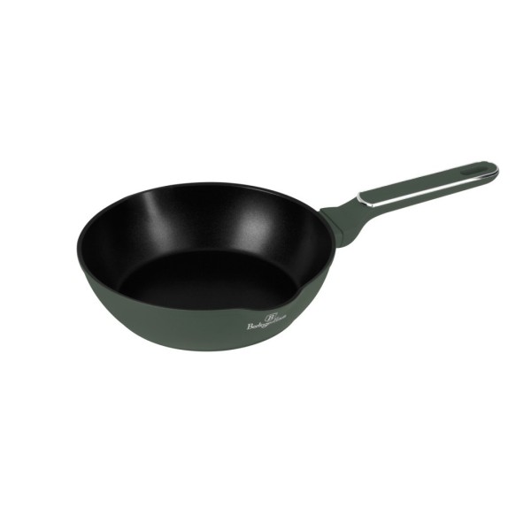 Пательня глибока BerlingerHaus BH-8157 Matte Green 24 см для щоденного приготування їжі