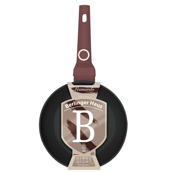 Patelnia tradycyjna BerlingerHaus Leonardo BH-8022 20 cm, powłoka tytanowa