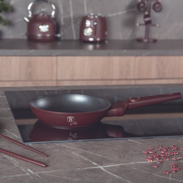 Patelnia tradycyjna BerlingerHaus Leonardo BH-8022 20 cm, powłoka tytanowa