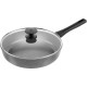 Patelnia tradycyjna Zwilling Terreno Plus sauté z pokrywką 28 cm szara
