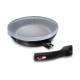 Patelnia granitowa Berlinger Haus Black Rose BH-1952 28 cm z odpinanym uchwytem do smażenia bez przywierania
