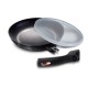 Patelnia granitowa Berlinger Haus Black Rose BH-1952 28 cm z odpinanym uchwytem do smażenia bez przywierania
