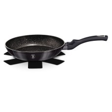 Patelnia granitowa Berlinger Haus Metallic Line Carbon Pro 24 cm do smażenia i duszenia