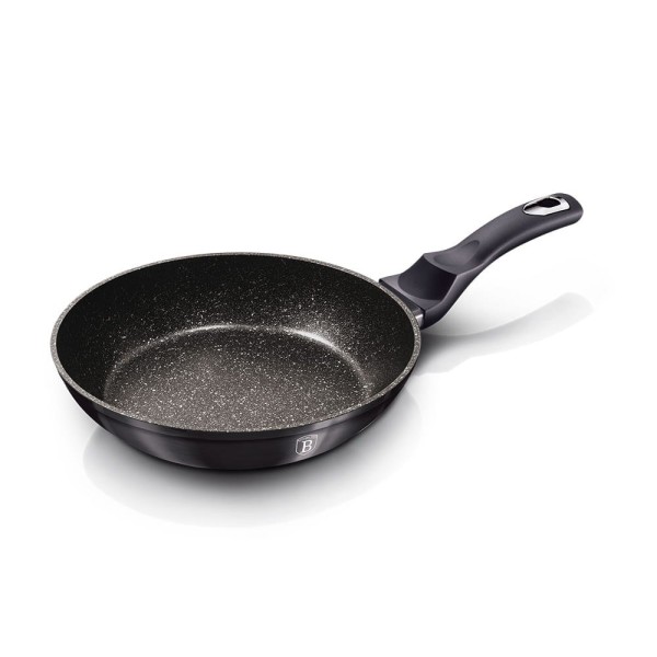 Patelnia granitowa Berlinger Haus Metallic Line Carbon Pro 24 cm do smażenia i duszenia