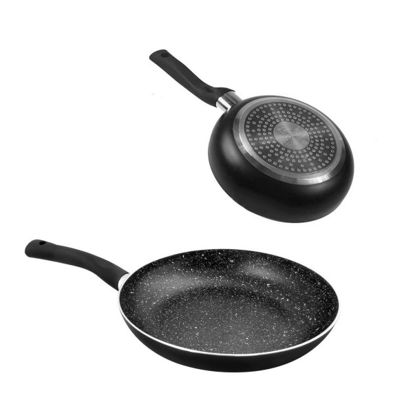 Patelnia granitowa Kinghoff KH-3980 22cm do smażenia i duszenia