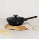 Пательня BerlingerHaus Matte Black BH-8179 24 см з кришкою для смаження та приготування їжі