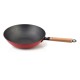 Patelnia tradycyjna Rodeluxe Wok 30 cm do smażenia i duszenia potraw