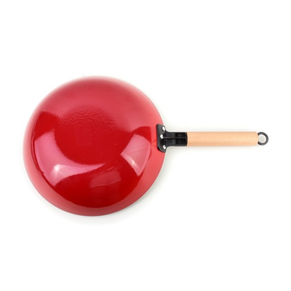 Patelnia tradycyjna Rodeluxe Wok 30 cm do smażenia i duszenia potraw