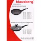 Patelnia granitowa Klausberg Marmo Gold KB-7032 do smażenia i duszenia potraw 22 cm