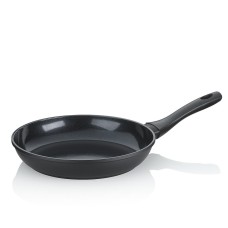 Patelnia tradycyjna KELA Atura 28 cm ceramiczna czarna — do smażenia