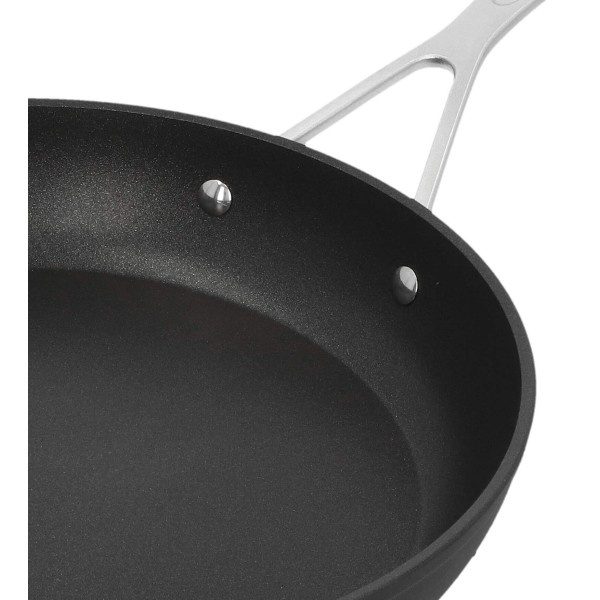 Patelnia płytka Demeyere Alu Industry 3 28 cm z powłoką Duraslide do smażenia potraw