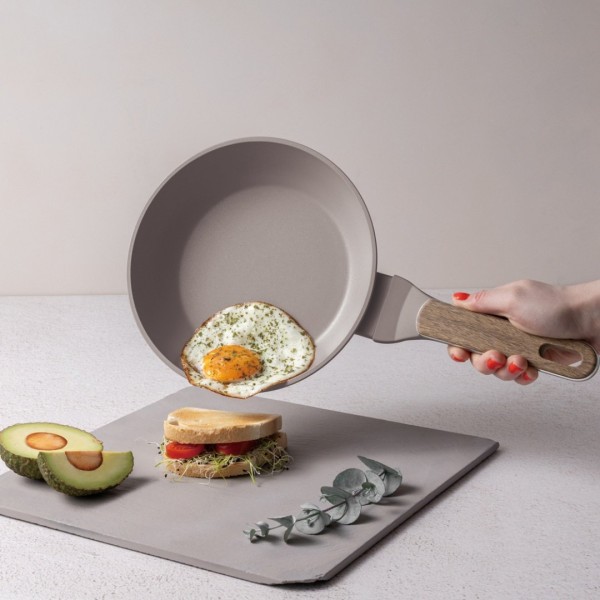 Пательня BerlingerHaus Taupe Nordic BH-8326 20 см для традиційного готування