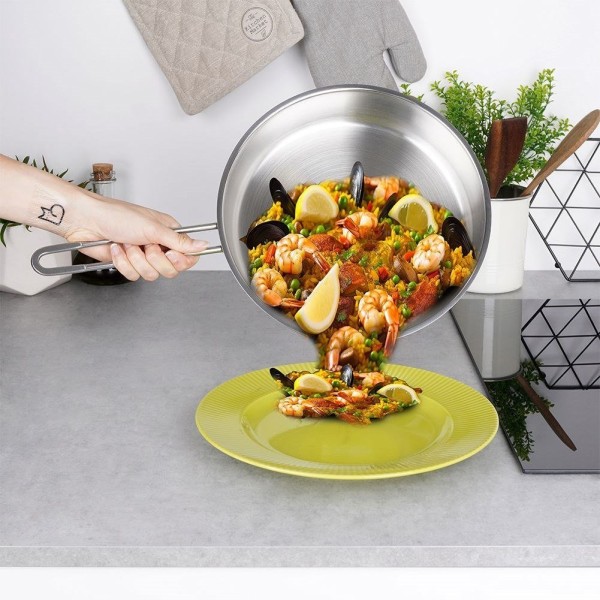 Patelnia tradycyjna Orion ANETT 26 cm – stal nierdzewna, do indukcji