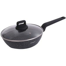 Głęboka patelnia Klausberg KB-7666 24cm z powłoką marmurową do smażenia i duszenia potraw