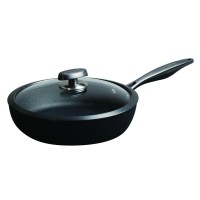Пательня, Scanpan, Pro SB+ 28 см 2,4 л з кришкою — глибока для тушкування і смаження