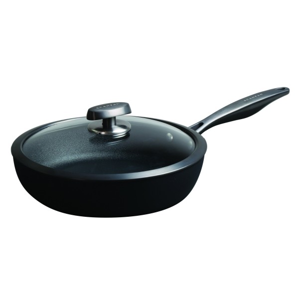 Пательня, Scanpan, Pro SB+ 28 см 2,4 л з кришкою — глибока для тушкування і смаження