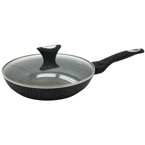 Patelnia Granitowa Klausberg Marmo Gold KB-7038 22cm Idealna Do Smażenia Codziennego