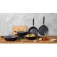 Patelnia tytanowa Berlinger Haus Black Professional Line BH-6116 24cm do smażenia i gotowania
