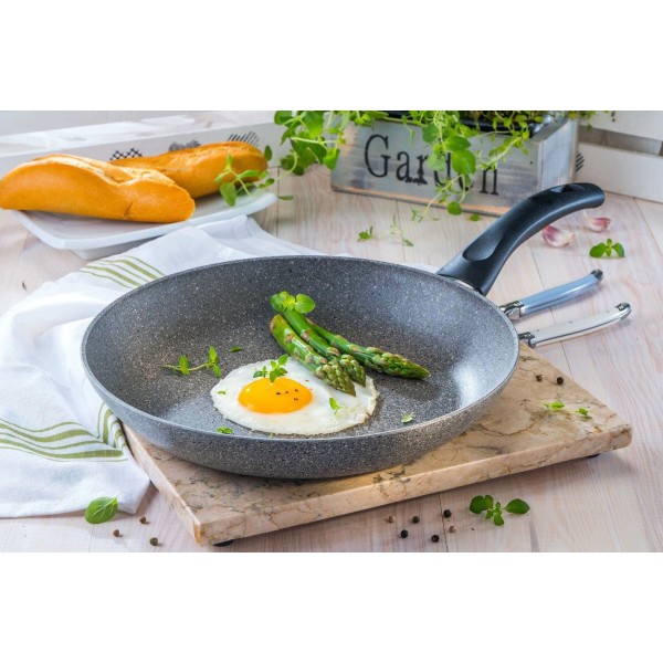 Patelnia tradycyjna Ballarini Ferrara granitowa indukcyjna 32 cm do smażenia
