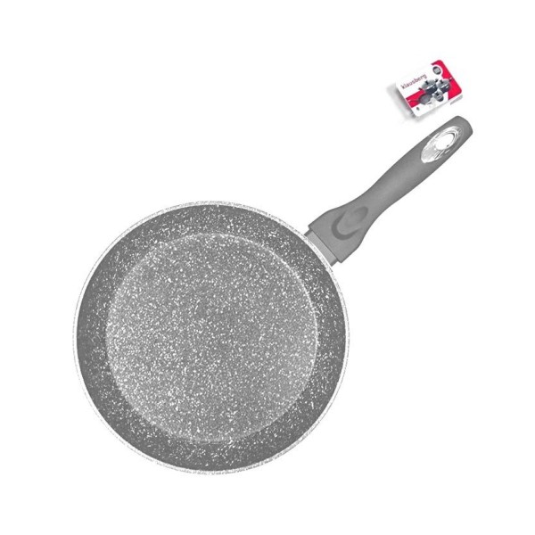Patelnia Granitowa Klausberg Marmo Grey KB-7317 26cm do smażenia bez przywierania