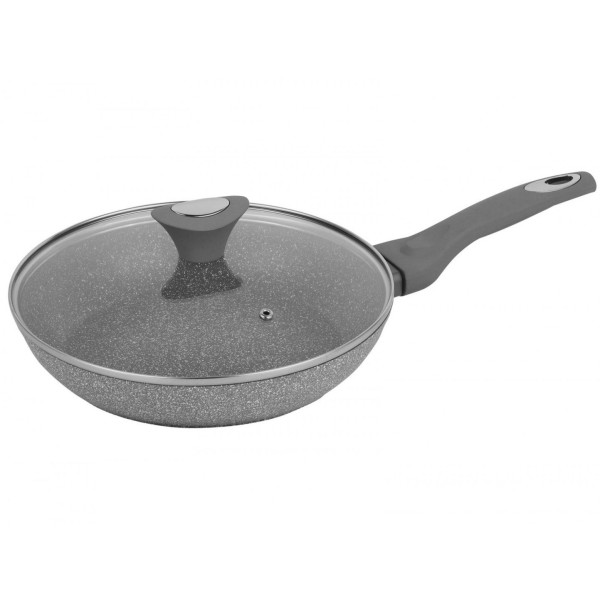 Patelnia Granitowa Klausberg Marmo Grey KB-7317 26cm do smażenia bez przywierania