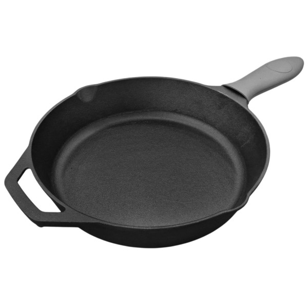 Patelnia żeliwna Brunbeste BB-2667 30 cm do głębokiego smażenia i duszenia